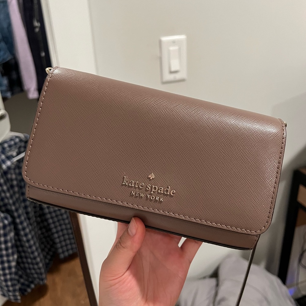 Kate Spade crossbody bag. Mauve color.